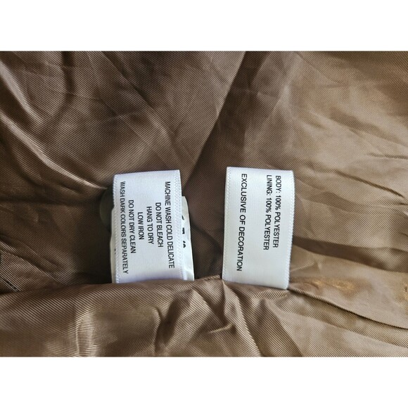 Vintage Cutter Buck Jacket Mens 2XB Brown Khaki Zip Up, Size 2XB - Picture 11 of 11